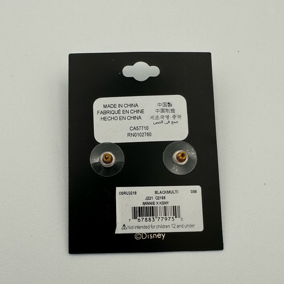Kate Spade New York x Disney Minnie Mouse Studs NWT - Picture 3 of 8